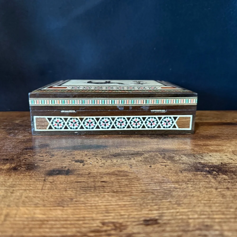 Jewelry Box and/or Storage Box with Camel on Lid